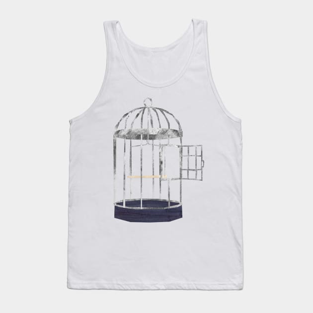 Empty cage Tank Top by Babban Gaelg